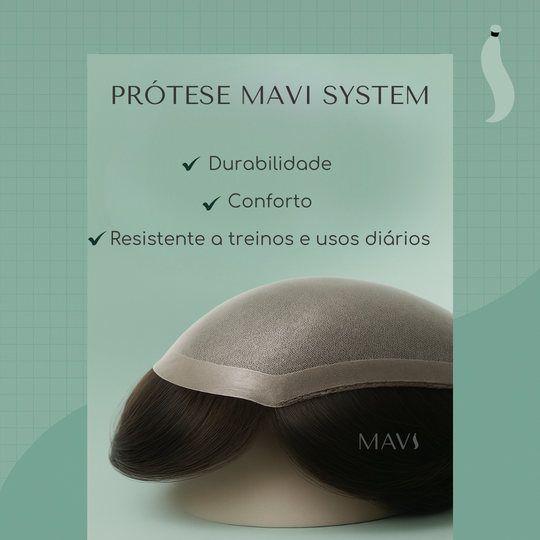 Prótese Capilar Masculina Castanho Escuro Cor 1b 15x20 e 20x25