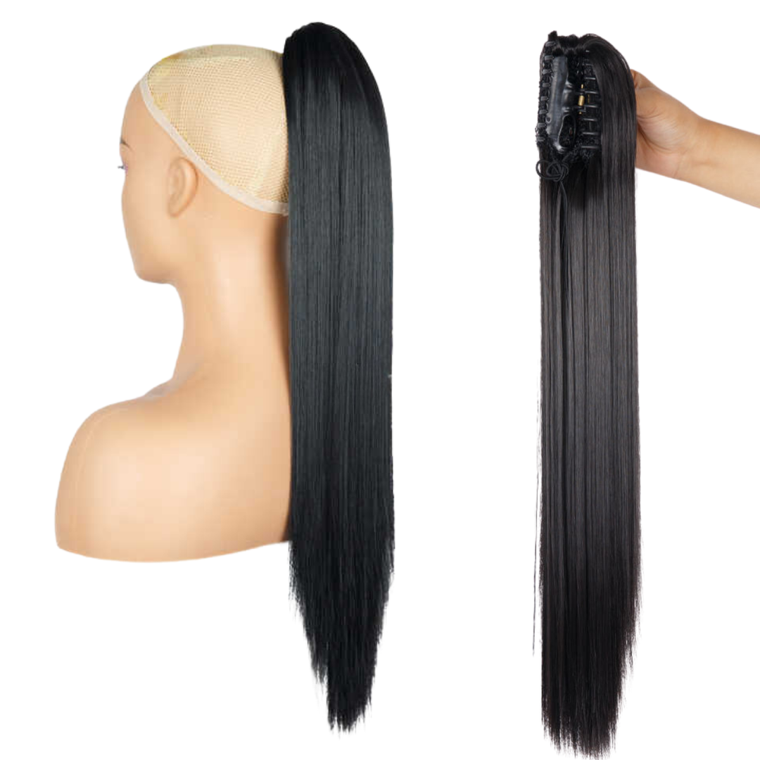 Rabo De Cavalo Aplique Liso Fácil Colocação 60cm 140g