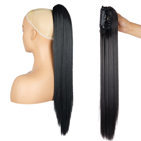 Rabo De Cavalo Aplique Liso Fácil Colocação 60cm 140g