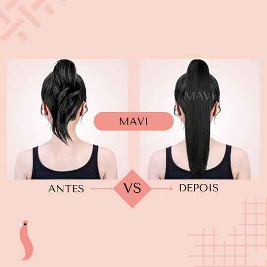 Rabo De Cavalo Aplique Liso Fácil Colocação 60cm 140g