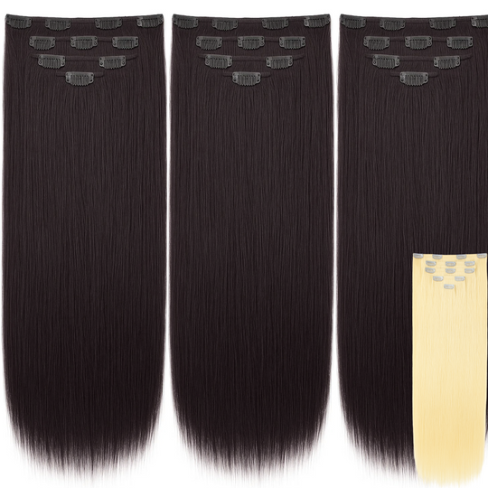 Aplique Cabelo do Futuro Liso no Tic Tac 60cm 180g Mega Hair