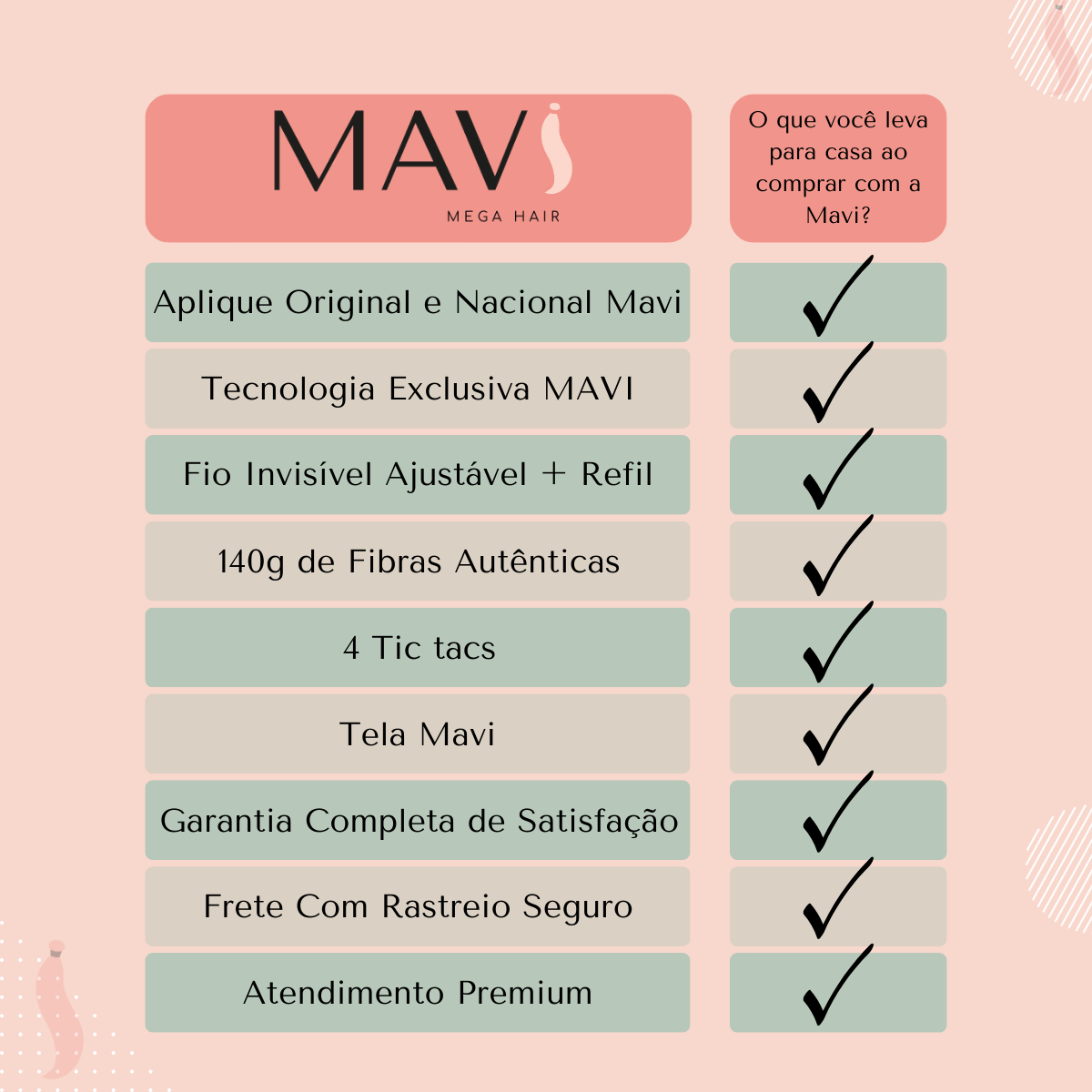 Cabelo Ondulado Bio Humano Fio Invisível Tic Tac 65cm 140gr