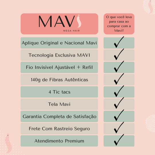 Cabelo Ondulado Bio Humano Fio Invisível Tic Tac 65cm 140gr