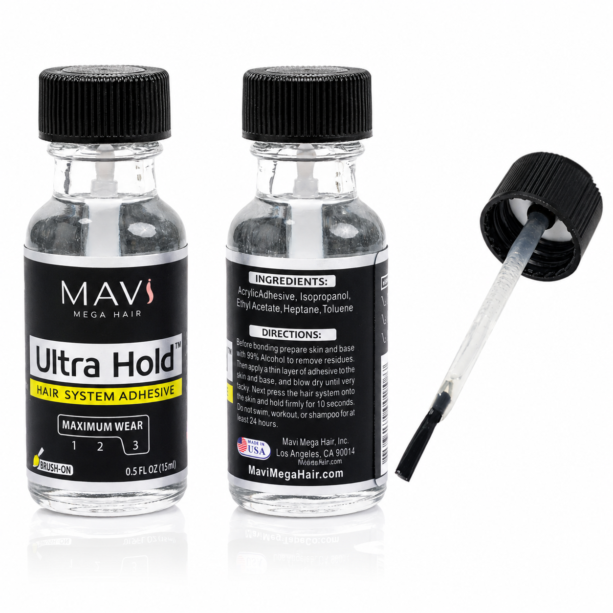 Cola Ultra Hold 15ml C/pincel Capilar Wig Prótese Fulllace