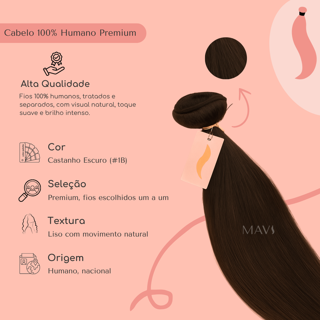 Cabelo 100% Humano Natural Liso Na Tela, Todos os Tamanhos Disponíveis, Envio Imediato, Frete Grátis, Promoção