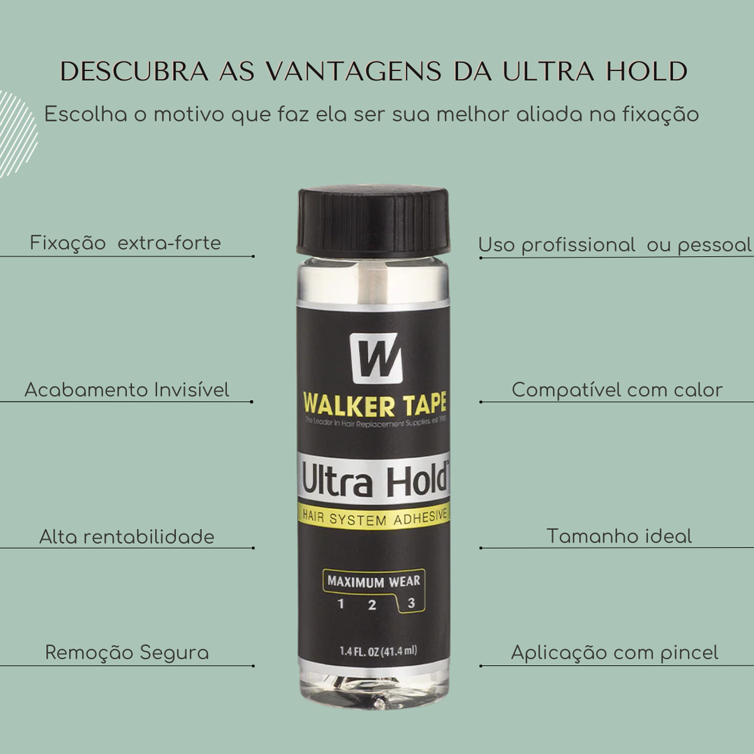 Cola Ultra Hold 41ml Para Mega Hair Peruca Prótese Capilar
