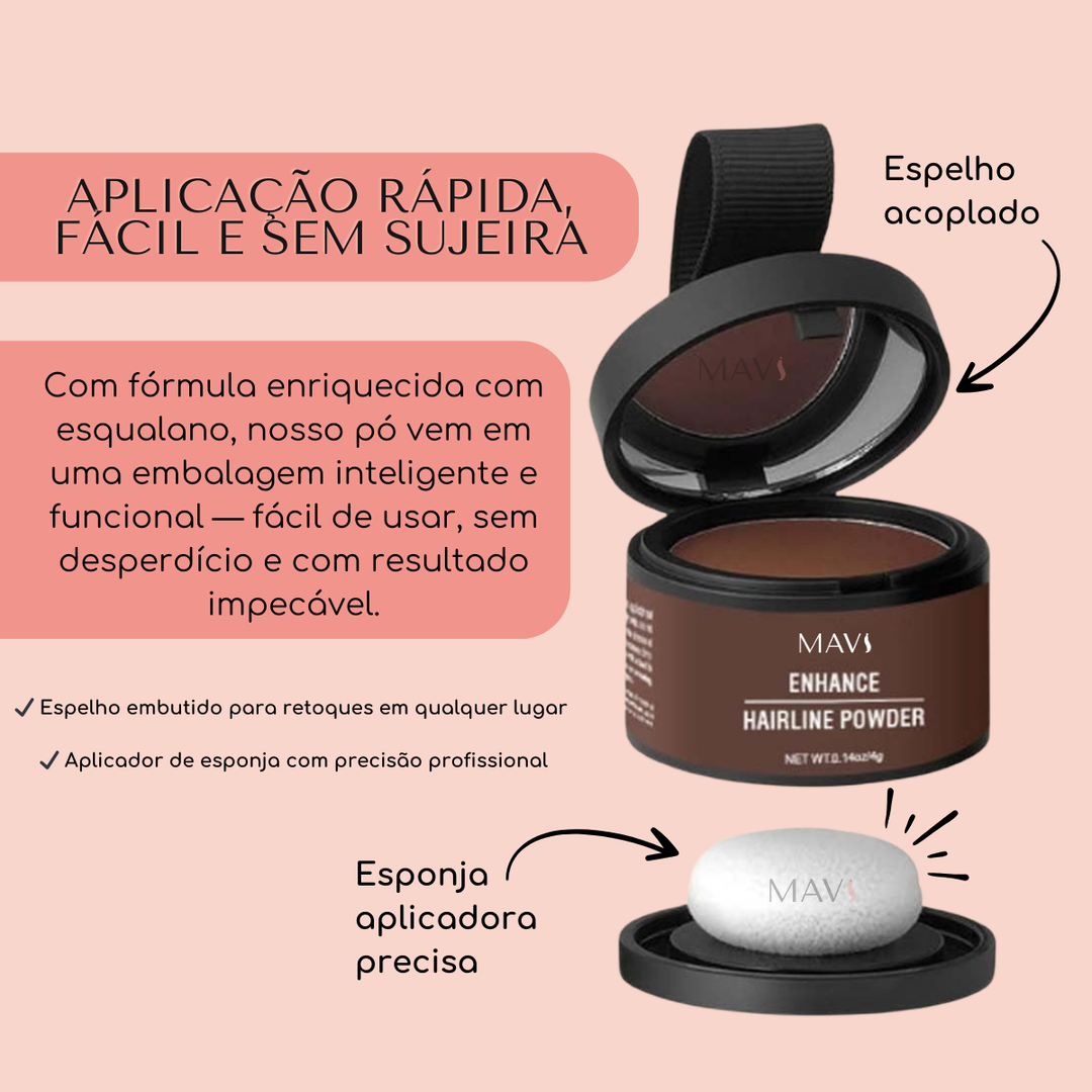 Maquiagem Capilar 4g - Correcao De Brancos Falhas e Calvície