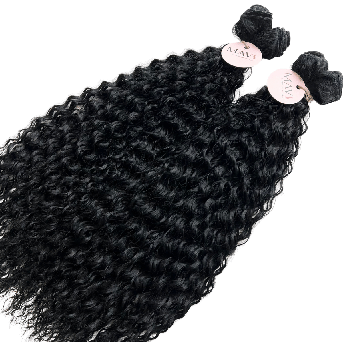 Cabelo do Futuro Cacheado Na Tela 55cm 100g Mega Hair 8Cores