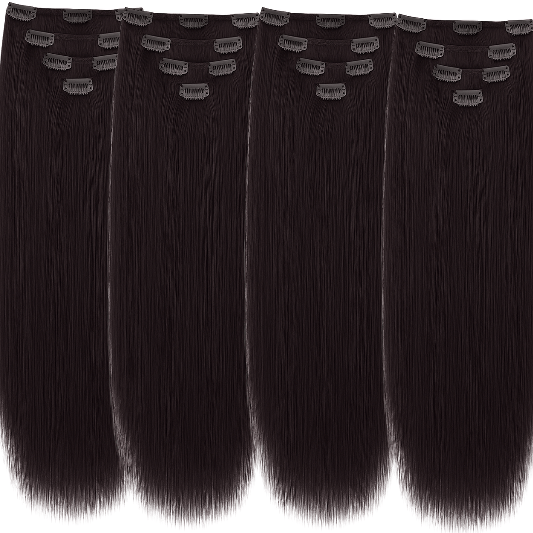 Aplique Cabelo do Futuro Liso no Tic Tac 60cm 180g Mega Hair