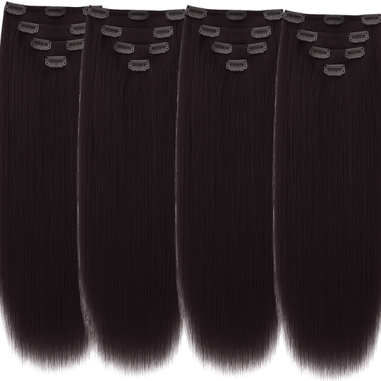 Aplique Cabelo do Futuro Liso no Tic Tac 60cm 180g Mega Hair