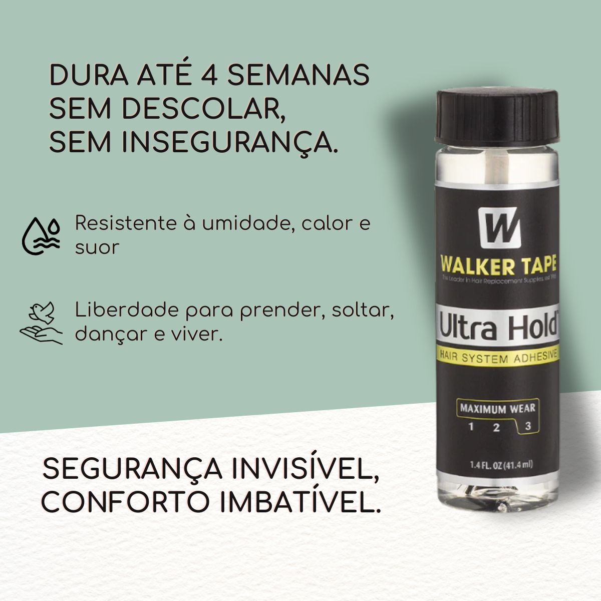 Cola Ultra Hold 41ml Para Mega Hair Peruca Prótese Capilar