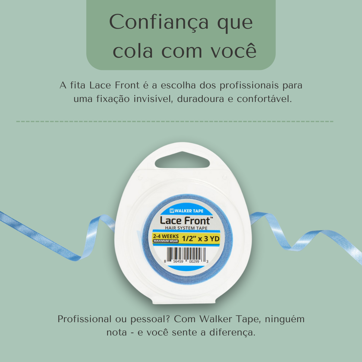 Fita Adesiva Capilar Mega Hair Prótese Walker Tape Lace Front Extra Forte - Todos os Tamanhos