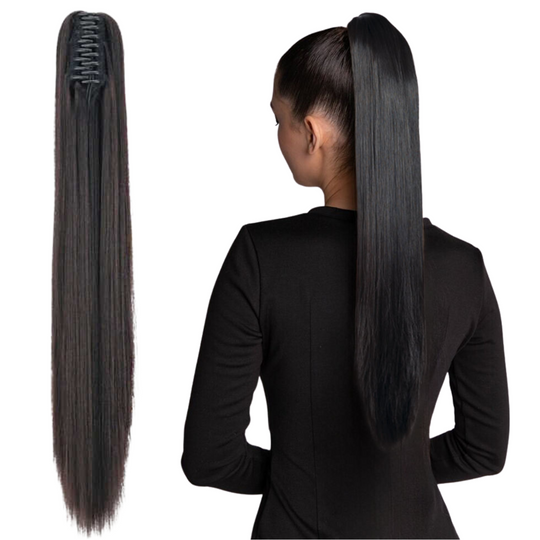 Rabo De Cavalo Aplique Liso Fácil Colocação 60cm 140g