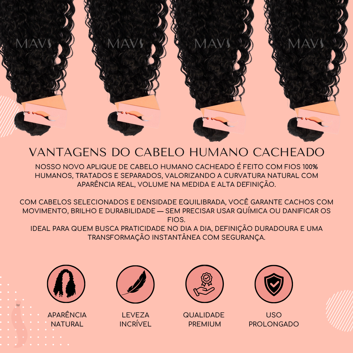 Cabelo 100% Humano Natural Cacheado Na Tela, Todos os Tamanhos Disponíveis, Envio Imediato, Frete Grátis, Promoção