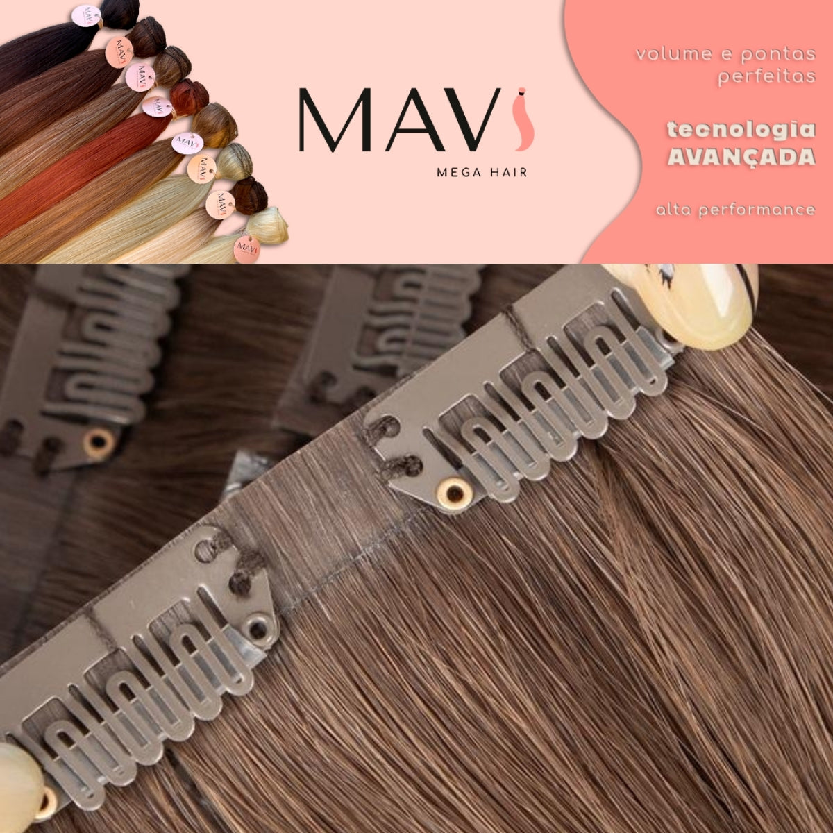 Cabelo 100% Humano Natural no TIC TAC 100g 45cm 65cm