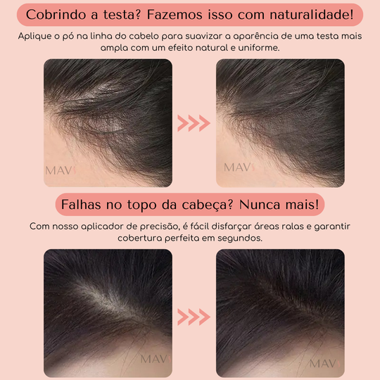 Maquiagem Capilar 4g - Correcao De Brancos Falhas e Calvície