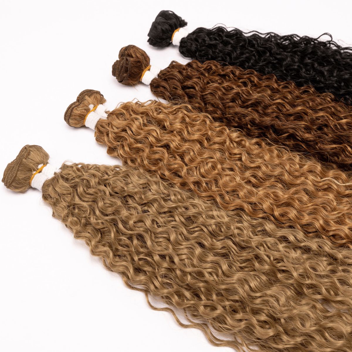 Cabelo do Futuro Cacheado Na Tela 55cm 100g Mega Hair 8Cores