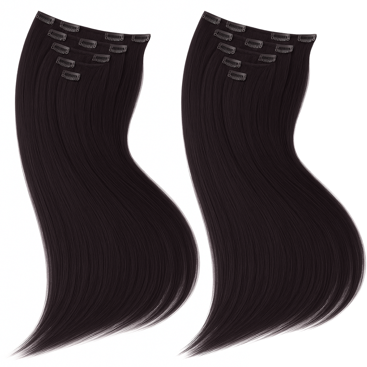 Aplique Cabelo do Futuro Liso no Tic Tac 60cm 180g Mega Hair