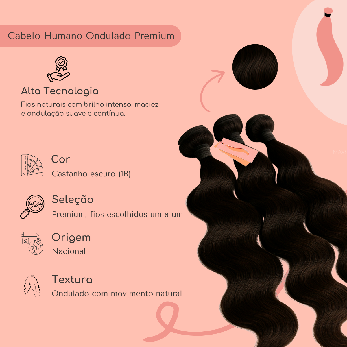 Cabelo 100% Humano Natural Ondulado Na Tela, Todos os Tamanhos Disponíveis, Envio Imediato, Frete Grátis, Promoção