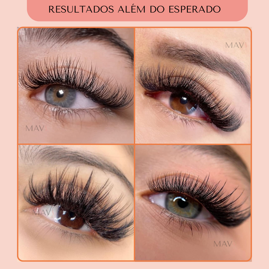 Cílios Posticos YY Alongamento e Volume Brasileiro Fio 0.07