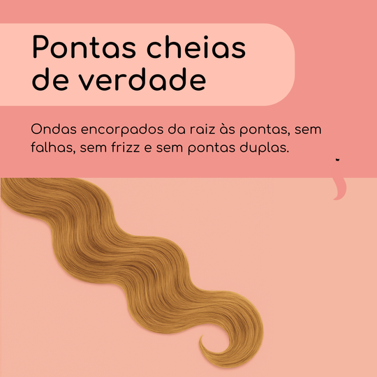 Cabelo do Futuro Ondulado Na Tela 65cm 100g Mega Hair 8Cores
