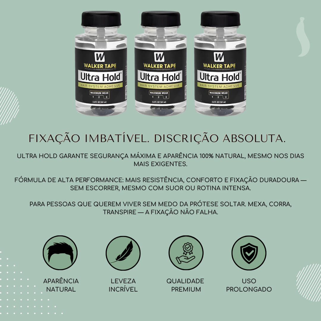 Cola Ultra Hold 101ml Para Mega Hair Peruca Prótese Capilar