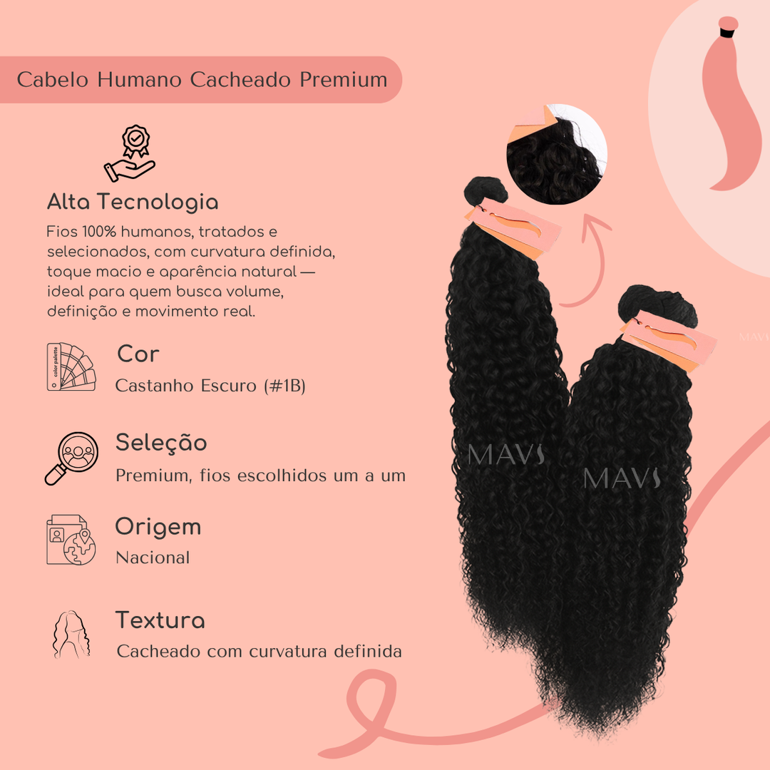 Cabelo 100% Humano Natural Cacheado Na Tela, Todos os Tamanhos Disponíveis, Envio Imediato, Frete Grátis, Promoção