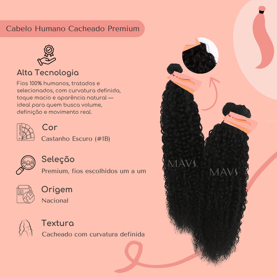 Cabelo 100% Humano Natural Cacheado Na Tela, Todos os Tamanhos Disponíveis, Envio Imediato, Frete Grátis, Promoção