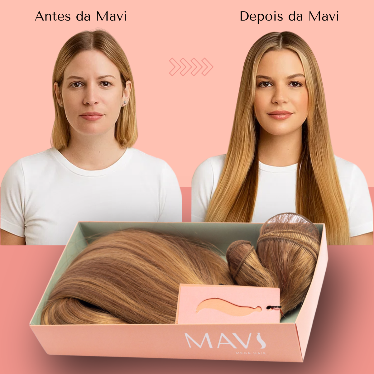 Cabelo do Futuro Liso Na Tela 45cm e 65cm 160g Mega Hair 9 Cores