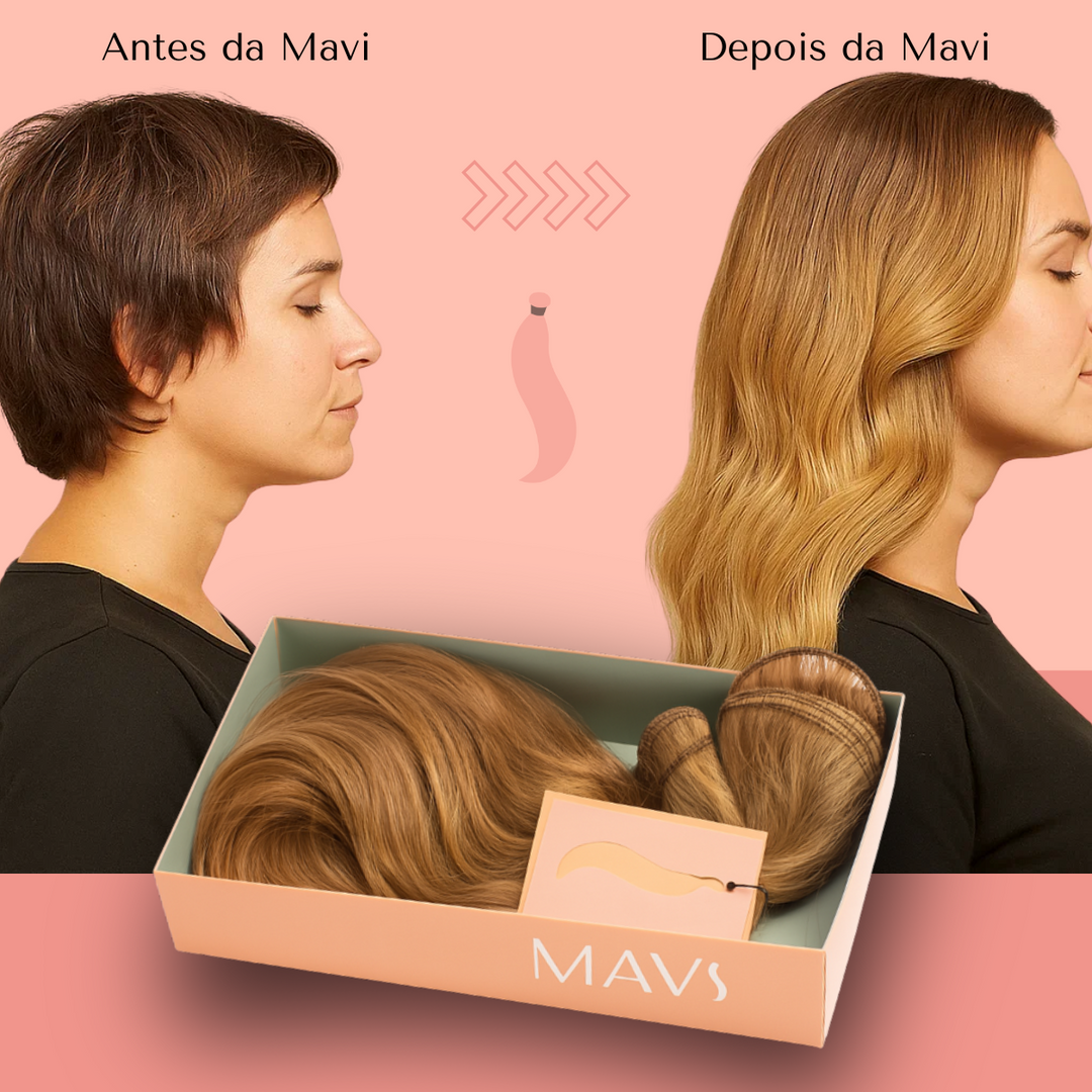 Cabelo do Futuro Ondulado Na Tela 65cm 100g Mega Hair 8Cores