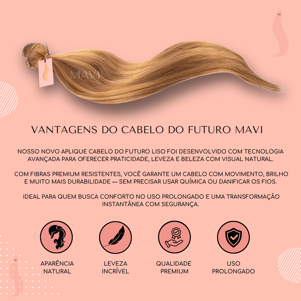 Cabelo do Futuro Liso Na Tela 45cm e 65cm 160g Mega Hair 9 Cores