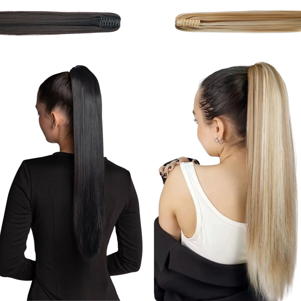 Rabo De Cavalo Aplique Liso Fácil Colocação 60cm 140g